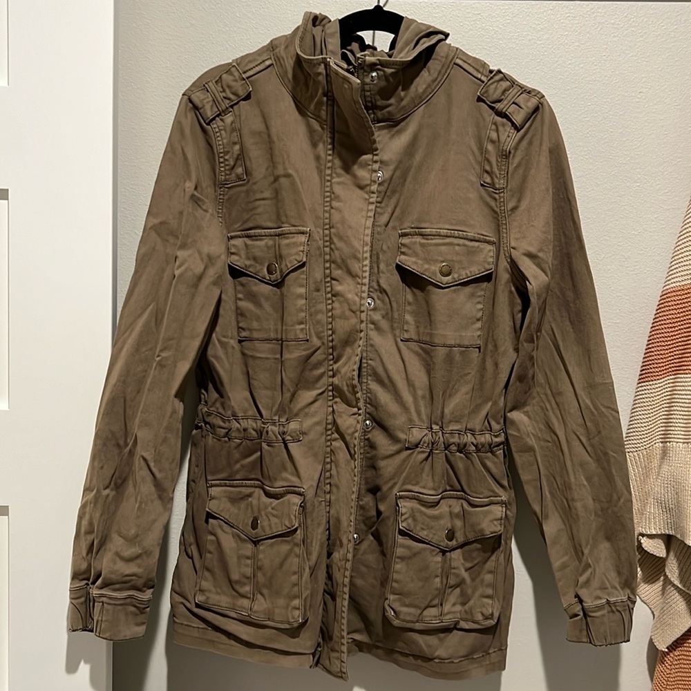 Army green jacket